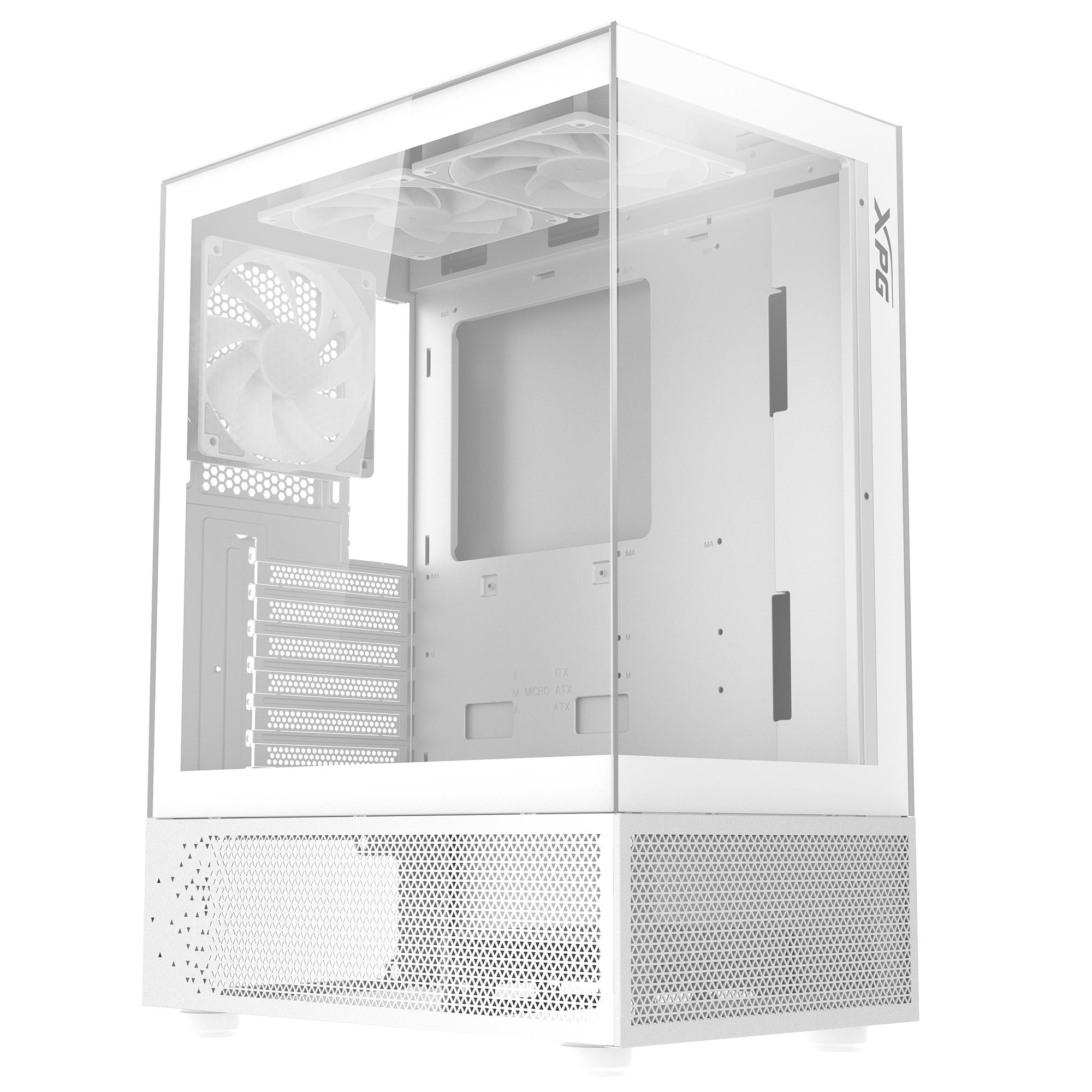 Case ADATA INVADER X MINI MidiTower Case product features Transparent panel ATX MicroATX MiniITX Colour White INVADERXMINIMT-WHCWW - Image 2