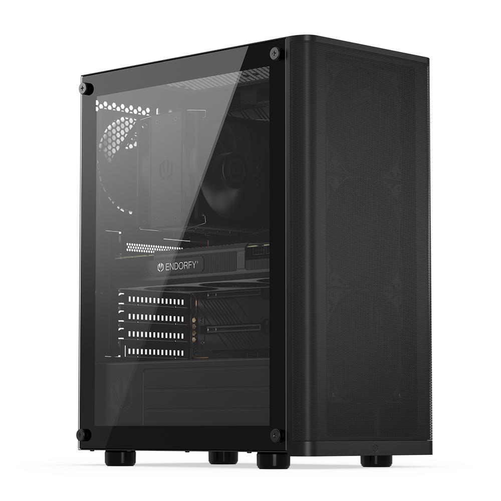 Case ENDORFY Ventum 200 Air MicroTower Case product features Transparent panel Not included ATX MicroATX MiniITX Colour Black EY2A002
