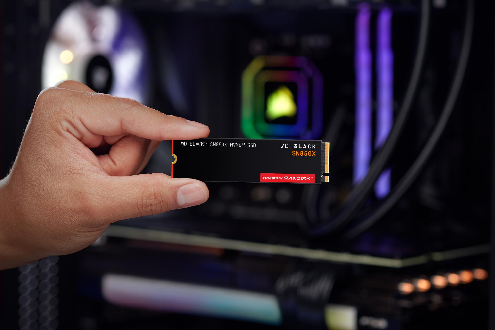 SSD SANDISK 2400xTBW rating Read speed 7300 MB/s Write speed 6600 MB/s NVMe Yes PCI Express 4.0 M.2 4000 GB POWERED BY SANDISK Black SN850X WDS400T2X0E - Image 9