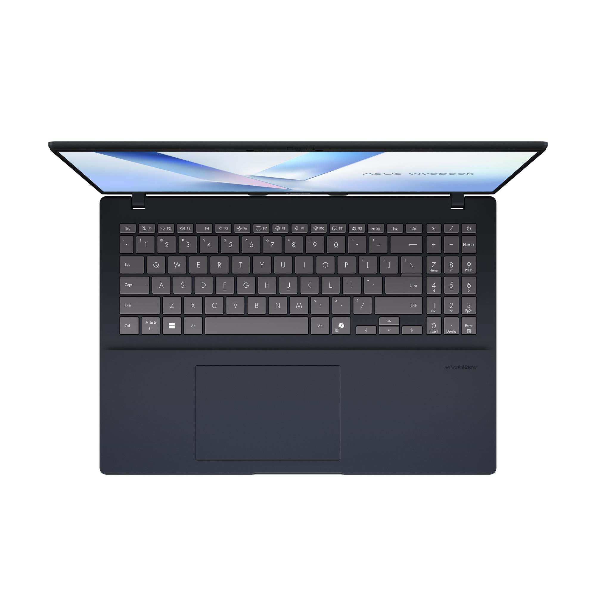 Notebook ASUS VivoBook Series X1607CA-MB045W CPU Intel Core Ultra u5-225H 1700 MHz 16" 1920x1200 RAM 16GB SSD 512GB Intel Graphics Integrated ENG Windows 11 Home Blue 1.88 kg 90NB15A1-M001V0 - Image 3