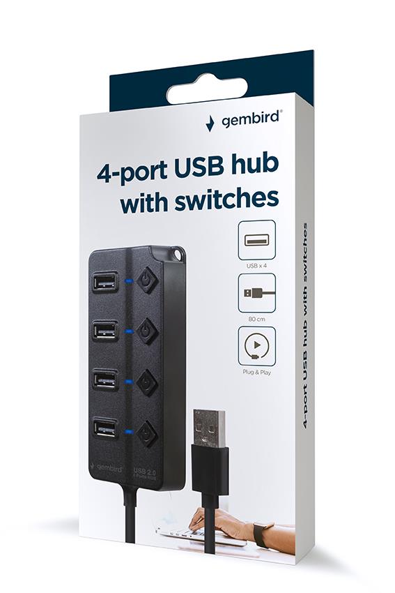 I/O HUB USB2 4PORT/UHB-U2P4P-01 GEMBIRD - Image 7