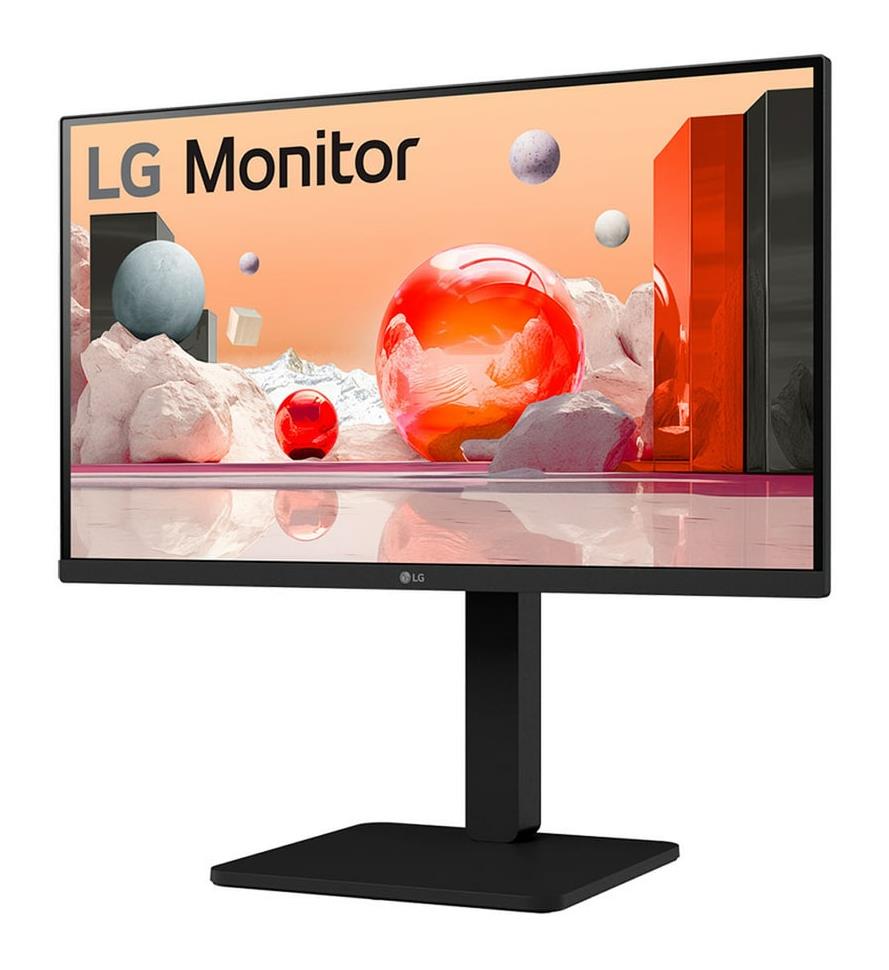 LCD Monitor LG 24BA550-B 24" Panel IPS 1920x1080 16:9 100 Hz Matte 5 ms Speakers Swivel Pivot Height adjustable Tilt Colour Black 24BA550-B - Image 2