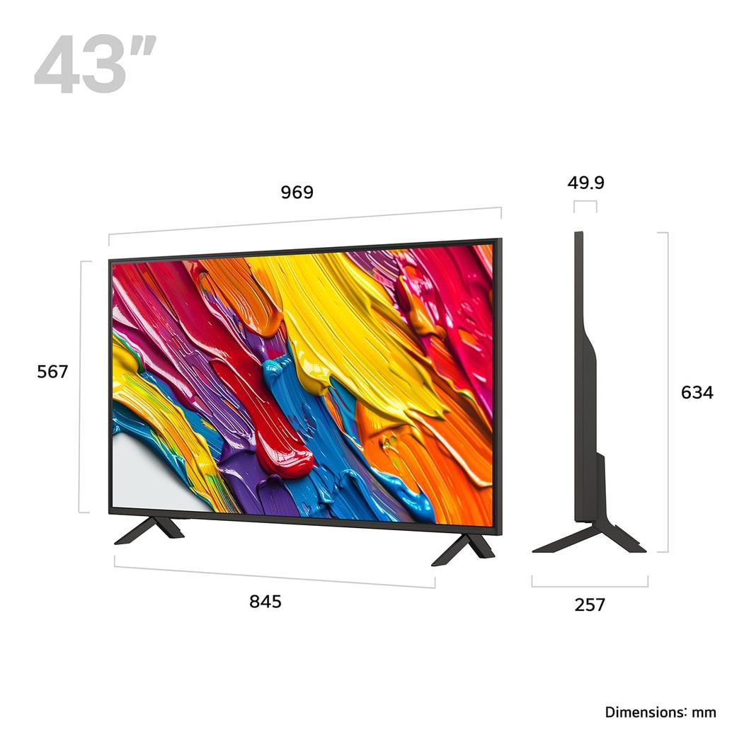 TV Set LG 43 " 4K Ultra HD 3840 x 2160 pixels Flat 16:9 QNED 43QNED84A6C - Image 3