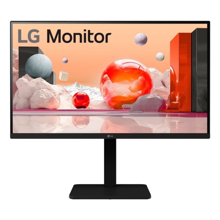 LCD Monitor LG 27" Panel IPS 1920x1080 16:9 100Hz Matte Speakers Swivel Pivot Height adjustable Tilt Colour Black 27BA550-B