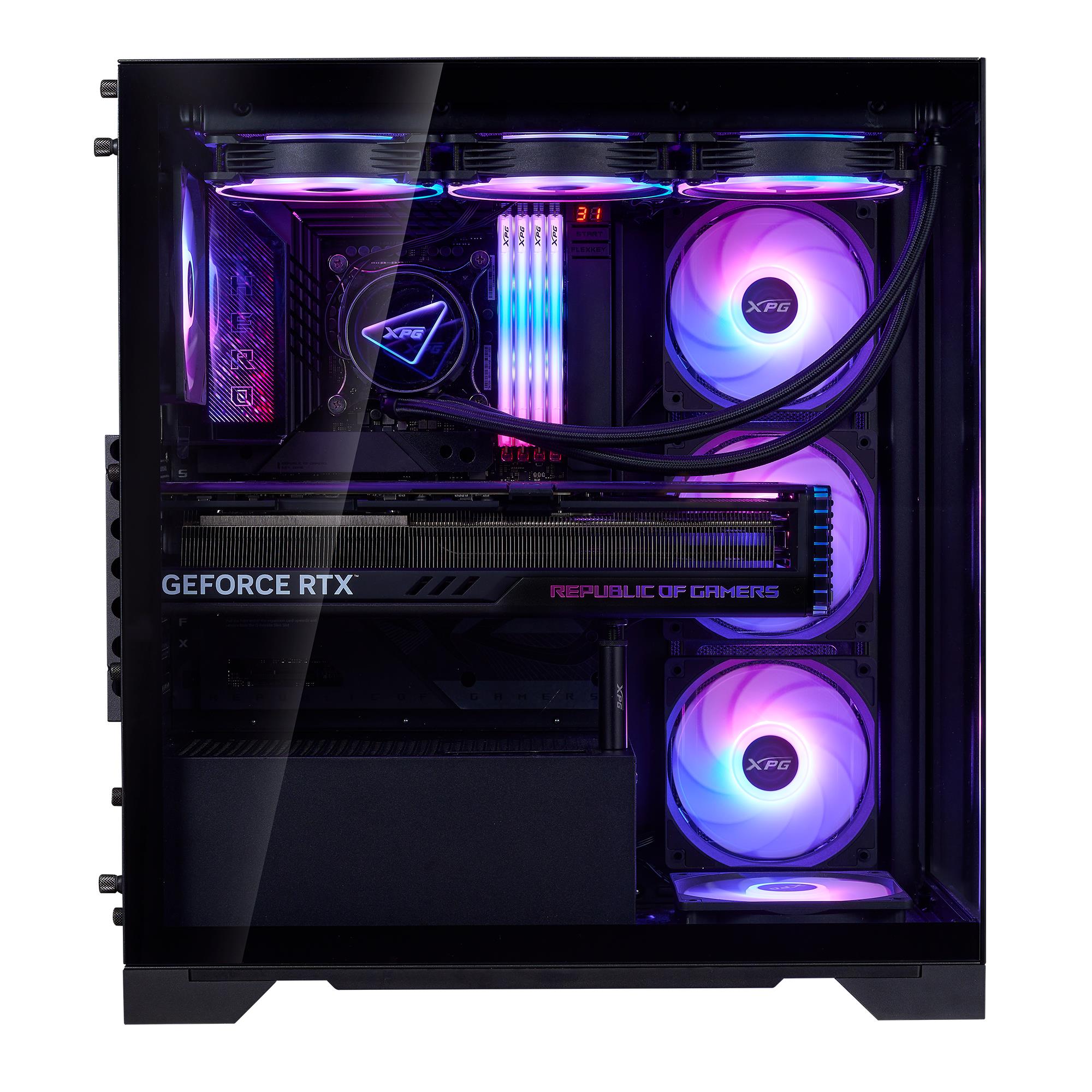 Case ADATA INVADER X BTF MidiTower Case product features Transparent panel ATX MicroATX MiniITX Colour Black INVADERXBTFMT-BKCWW - Image 6