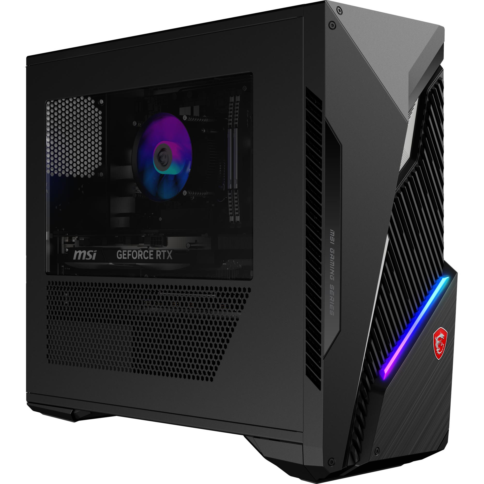PC MSI Desktop Intel® CoreT i5 i5-14400F 16 GB DDR5-SDRAM Storage SSD SSD 1 TB NVIDIA GeForce RTX 5060 Ti On board graphics Not available Wi-Fi Yes Bluetooth Yes Windows 11 Home MAGINFS314NVM5-3430EU - Image 2