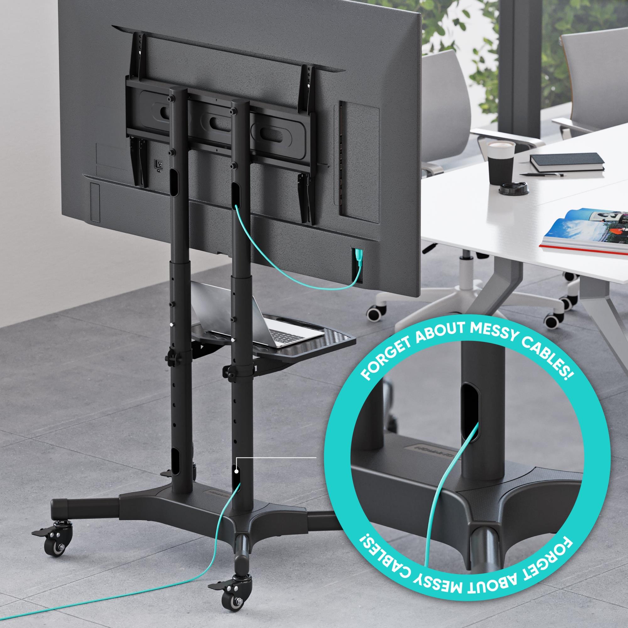 TV SET ACC MOBILE STAND/32-65"/BLACK TS1351-B ONKRON - Image 7
