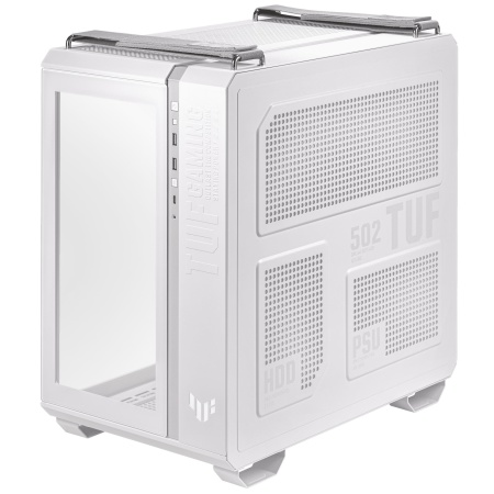 Case ASUS TUF Gaming GT502 MidiTower Case product features Transparent panel Not included ATX MicroATX MiniITX Colour White GAMGT502PLUS/TGARGBWH