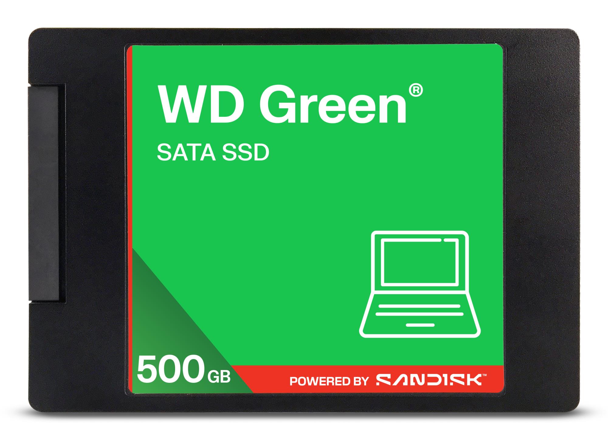 SSD SANDISK Green POWERED BY SANDISK 500 GB Serial ATA III Read speed 545 MB/s 2.5" WDS500G5G0A