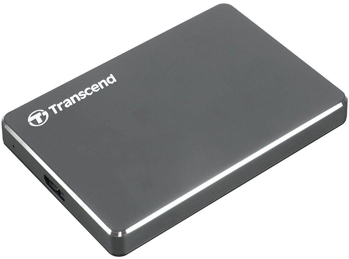 External HDD TRANSCEND StoreJet 1TB USB 3.1 Colour Iron Grey TS1TSJ25C3N