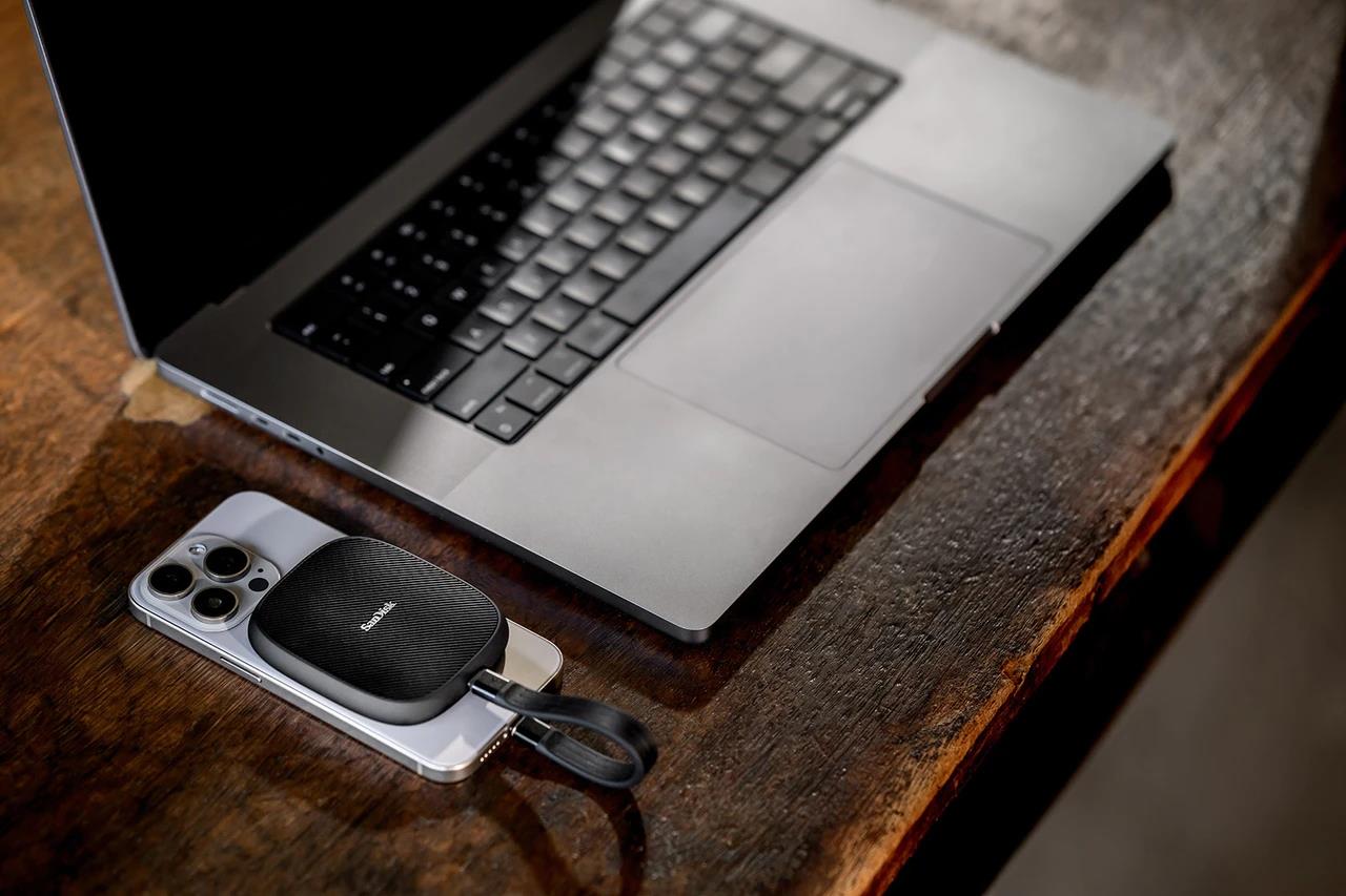External SSD SANDISK Read speed 1000 MB/s 1 TB SDSSDE62M-1T00-G25 - Image 6