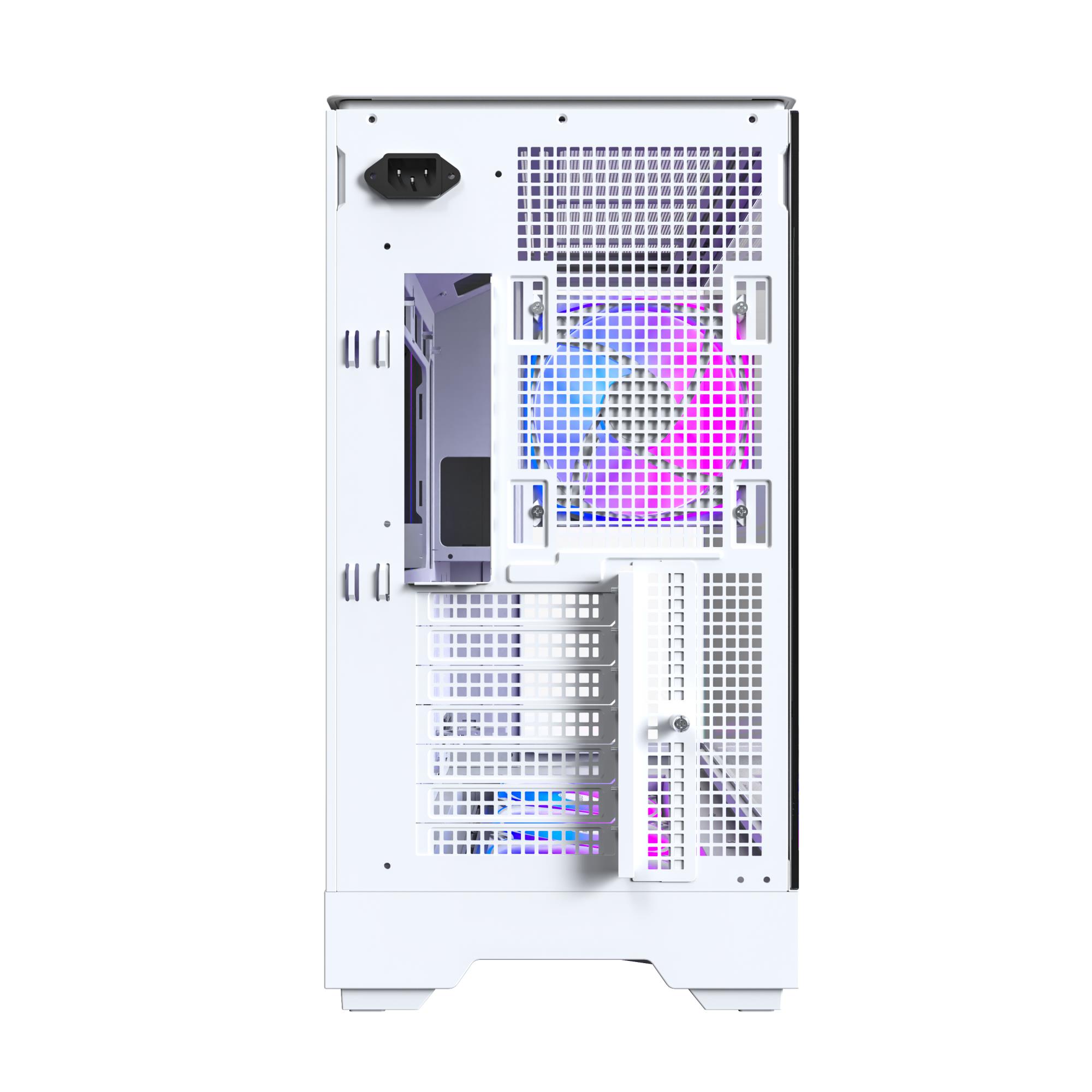 Case MONTECH micro ATX/Mini-ITX White Midi Tower PC KING 45 PRO KING45PRO(W) - Image 5