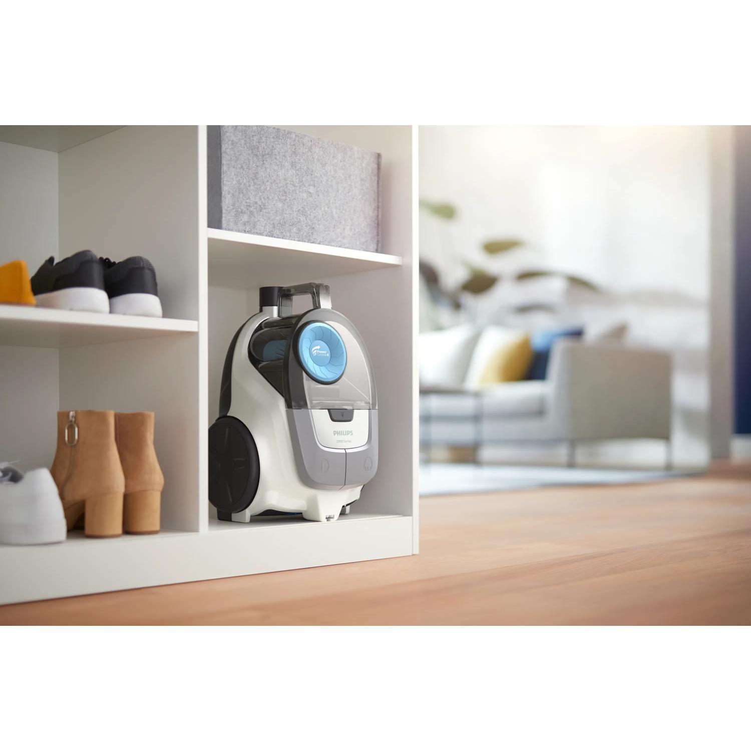 Vacuum Cleaner PHILIPS Bagless 850 Watts Capacity 1.3 l Noise 77 dB Blue/ White Weight 4 kg XB2122/09 - Image 2