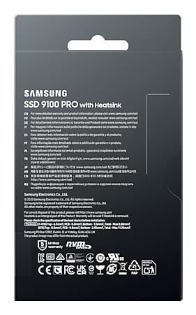 SSD SAMSUNG 9100 PRO 8TB M.2 NVMe TLC Write speed 13400 MBytes/sec Read speed 14800 MBytes/sec 3.88mm TBW 4800 TB MZ-VAP8T0CW - Image 9