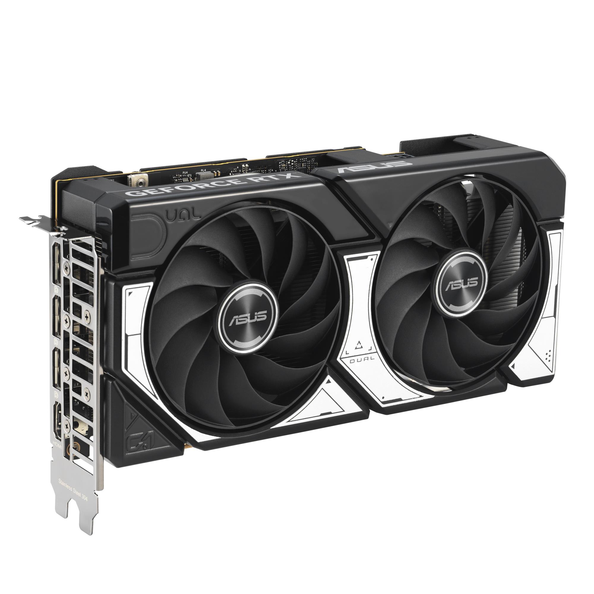 Graphics Card ASUS NVIDIA GeForce RTX 5060 8 GB GDDR7 128 bit PCIE 5.0 16x Dual Slot Fansink 1xHDMI 3xDisplayPort DUAL-RTX5060-O8G - Image 2