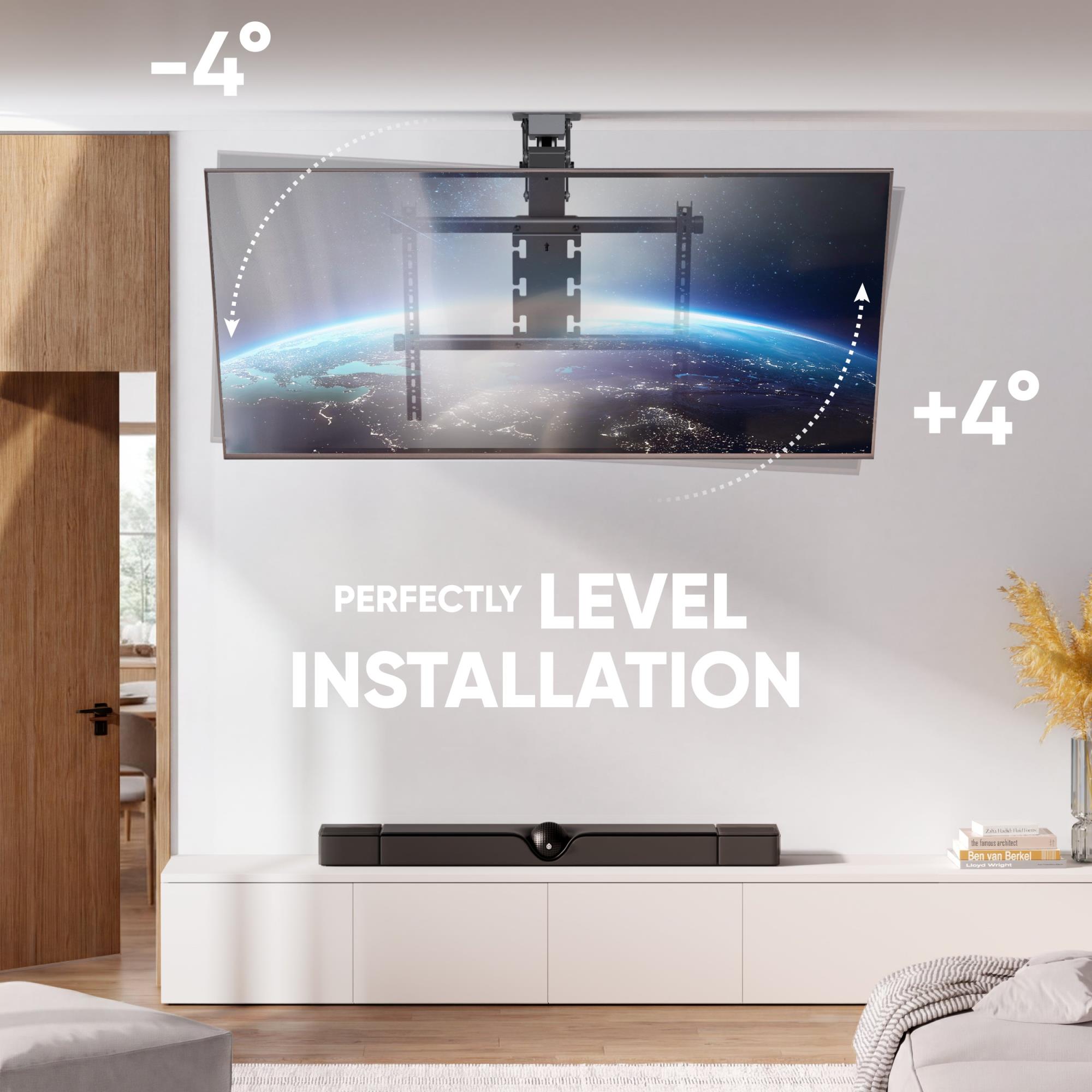 TV SET ACC CEILING MOUNT/50-75" BLACK N3LE-B ONKRON - Image 6
