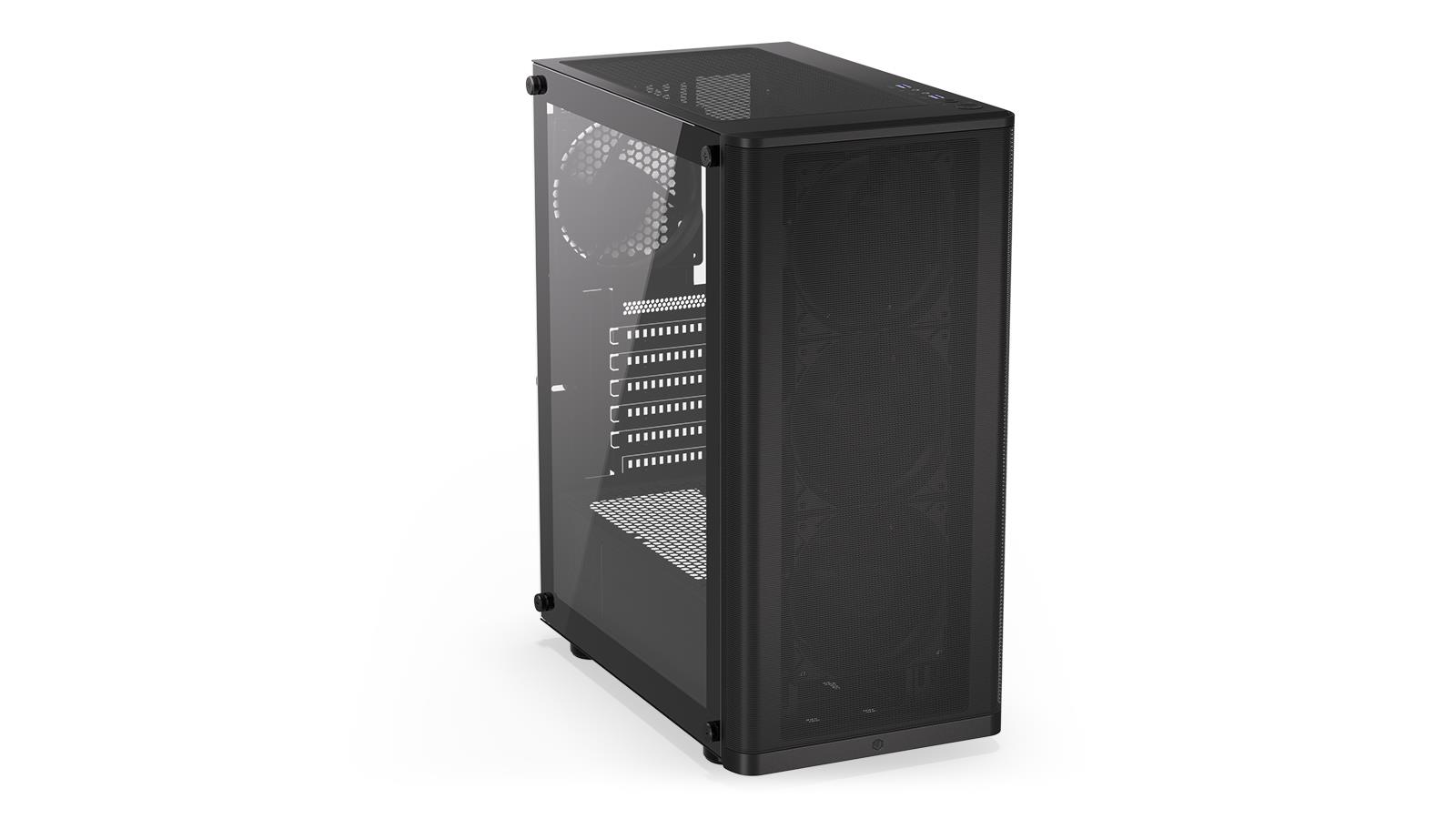 Case ENDORFY Ventum 200 Air MicroTower Case product features Transparent panel Not included ATX MicroATX MiniITX Colour Black EY2A002 - Image 9