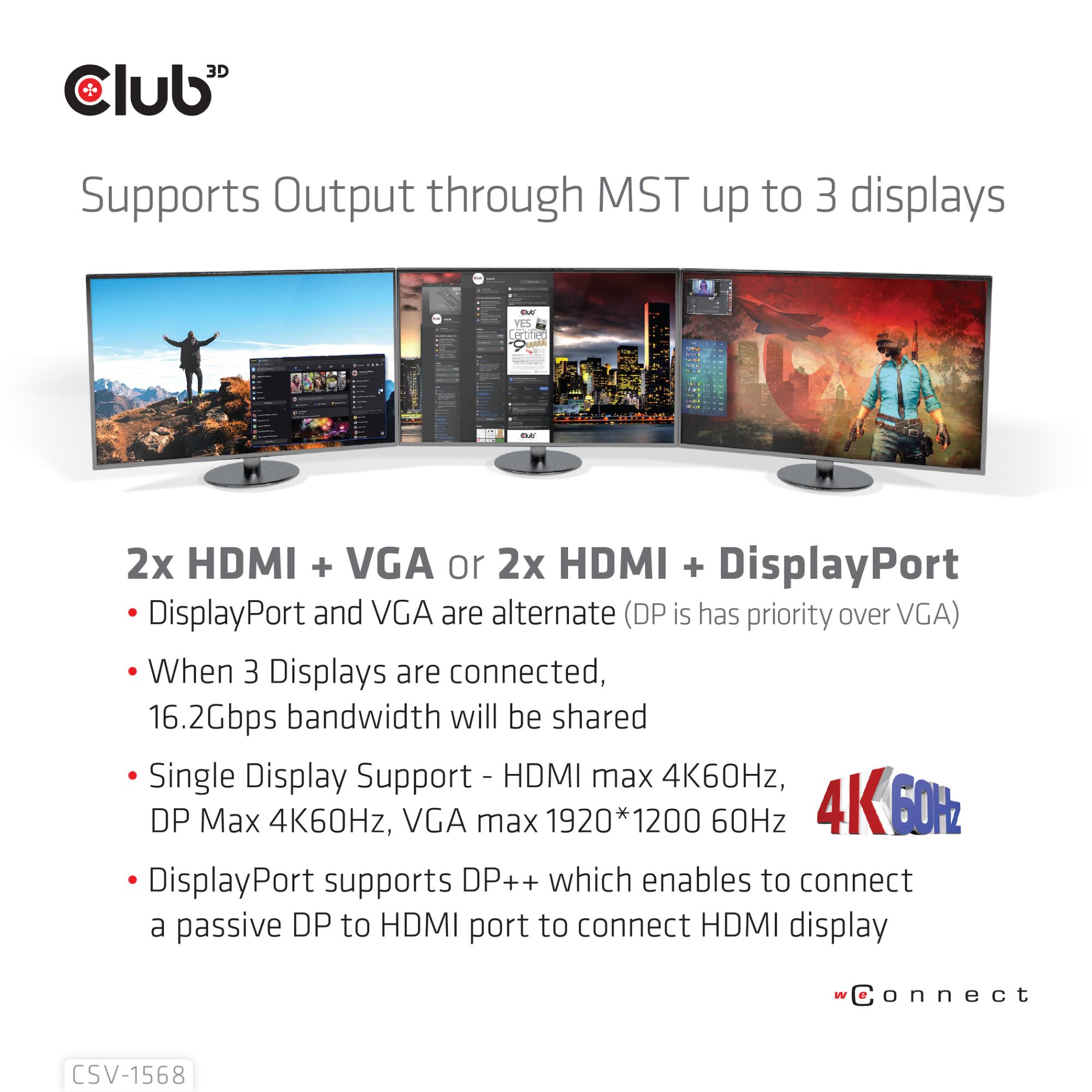 NB ACC DOCKING STATION/USB-C 120W CSV-1568 CLUB3D - Image 9