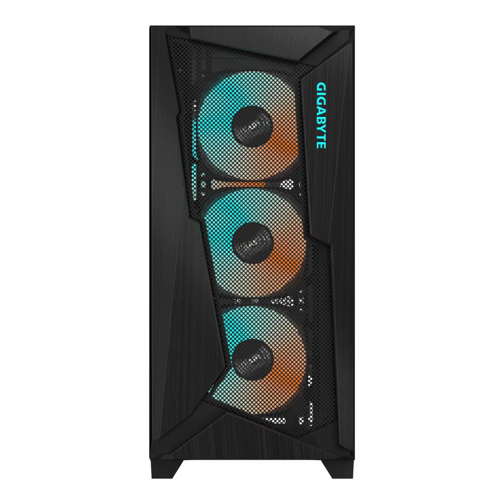 Case GIGABYTE C301G V2 BLACK MidiTower Case product features Transparent panel Not included ATX EATX MicroATX MiniITX Colour Black C301GV2 - Image 2