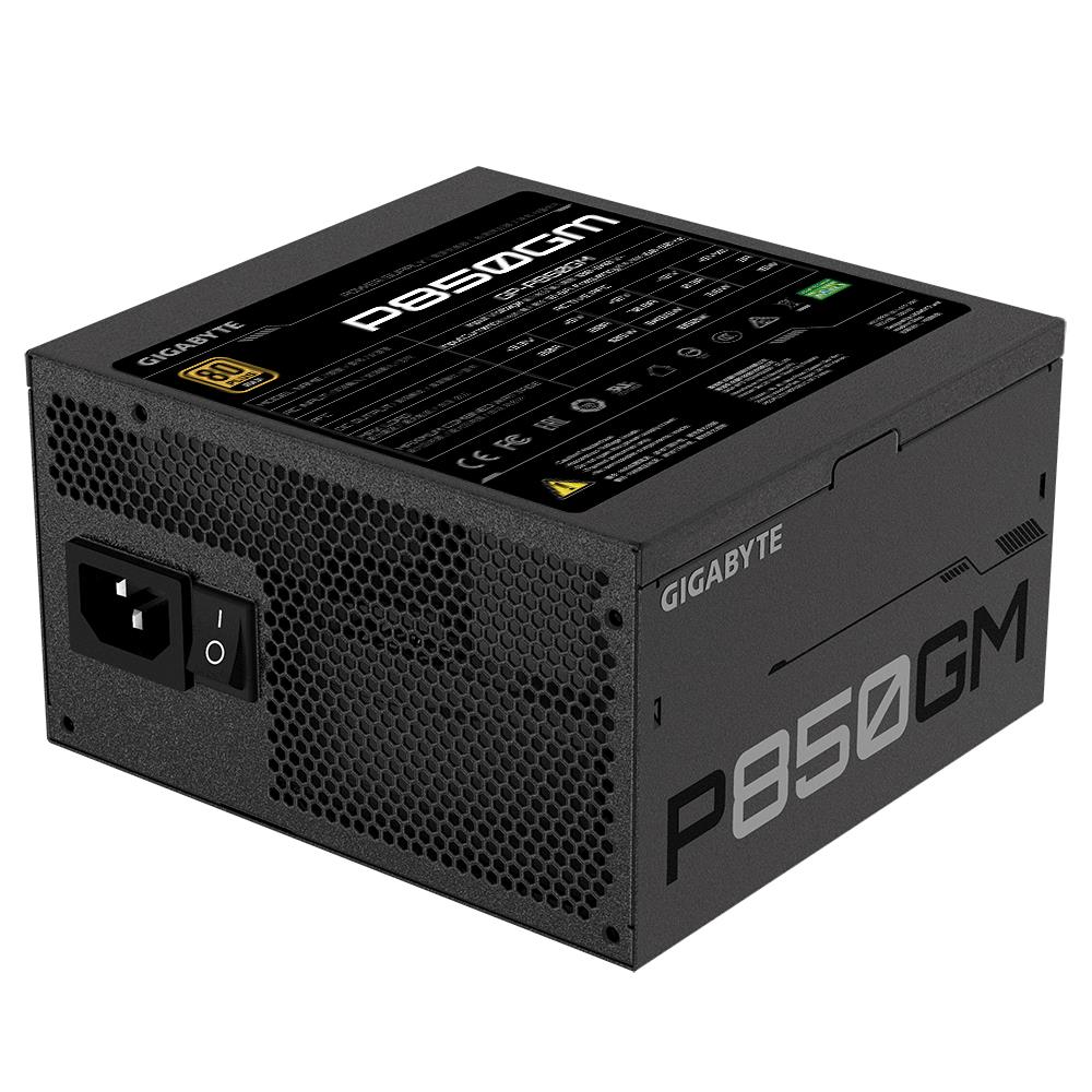 Power Supply GIGABYTE 850 Watts Efficiency 80 PLUS GOLD PFC Active MTBF 100000 hours GP-P850GM - Image 4