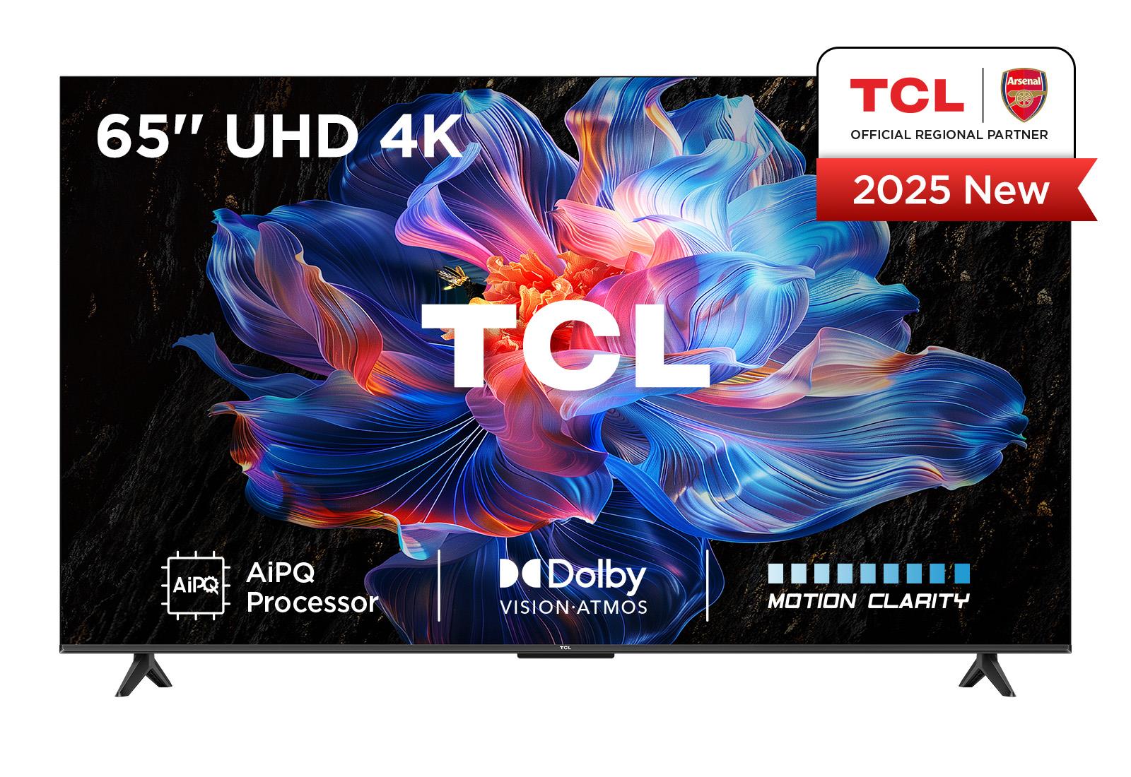 TV Set TCL 65 " 4K Ultra HD 3840 x 2160 pixels Flat 16:9 DLED 65V6C