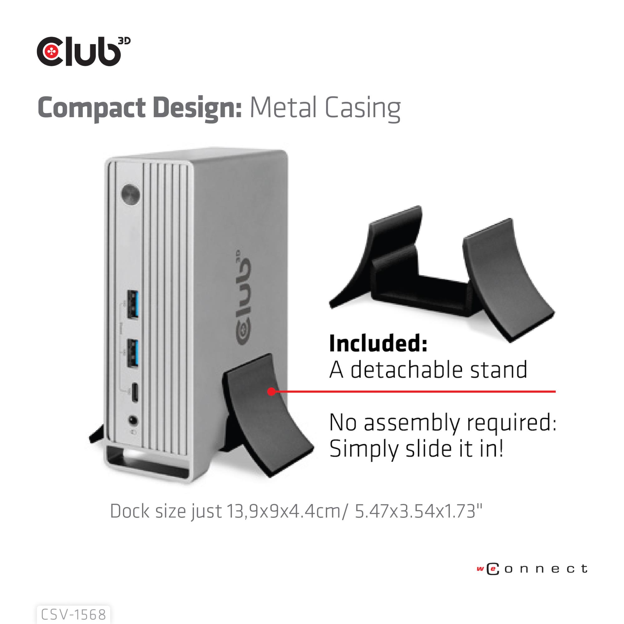 NB ACC DOCKING STATION/USB-C 120W CSV-1568 CLUB3D - Image 13