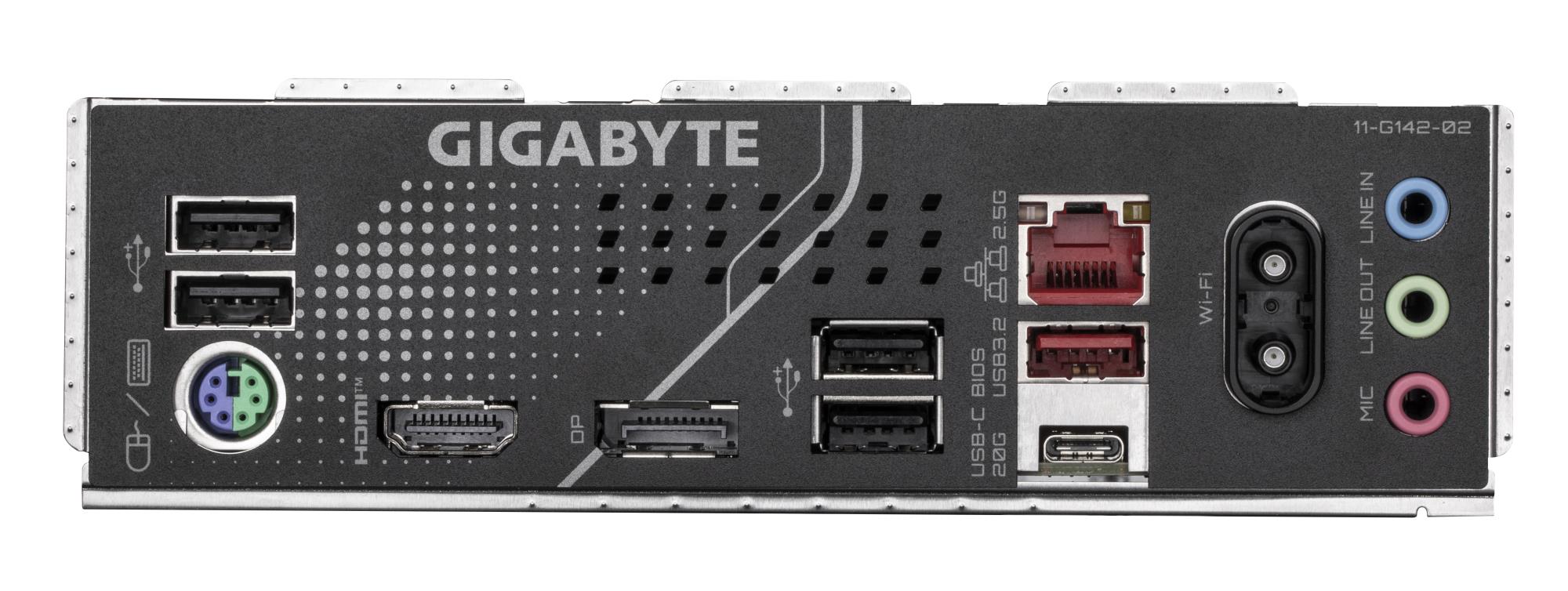 Mainboard GIGABYTE Intel B860 Express LGA1851 ATX Memory DDR5 Memory slots 4 3xPCI-Express 16x 3xM.2 1xHDMI 1xDisplayPort 1xAudio-In 1xAudio-Out 1xMicrophone 4xUSB 2.0 1xUSB 3.2 1xUSB-C 1xPS/2 1xRJ45 B860EAGLEWIFI6E1.0 - Image 4