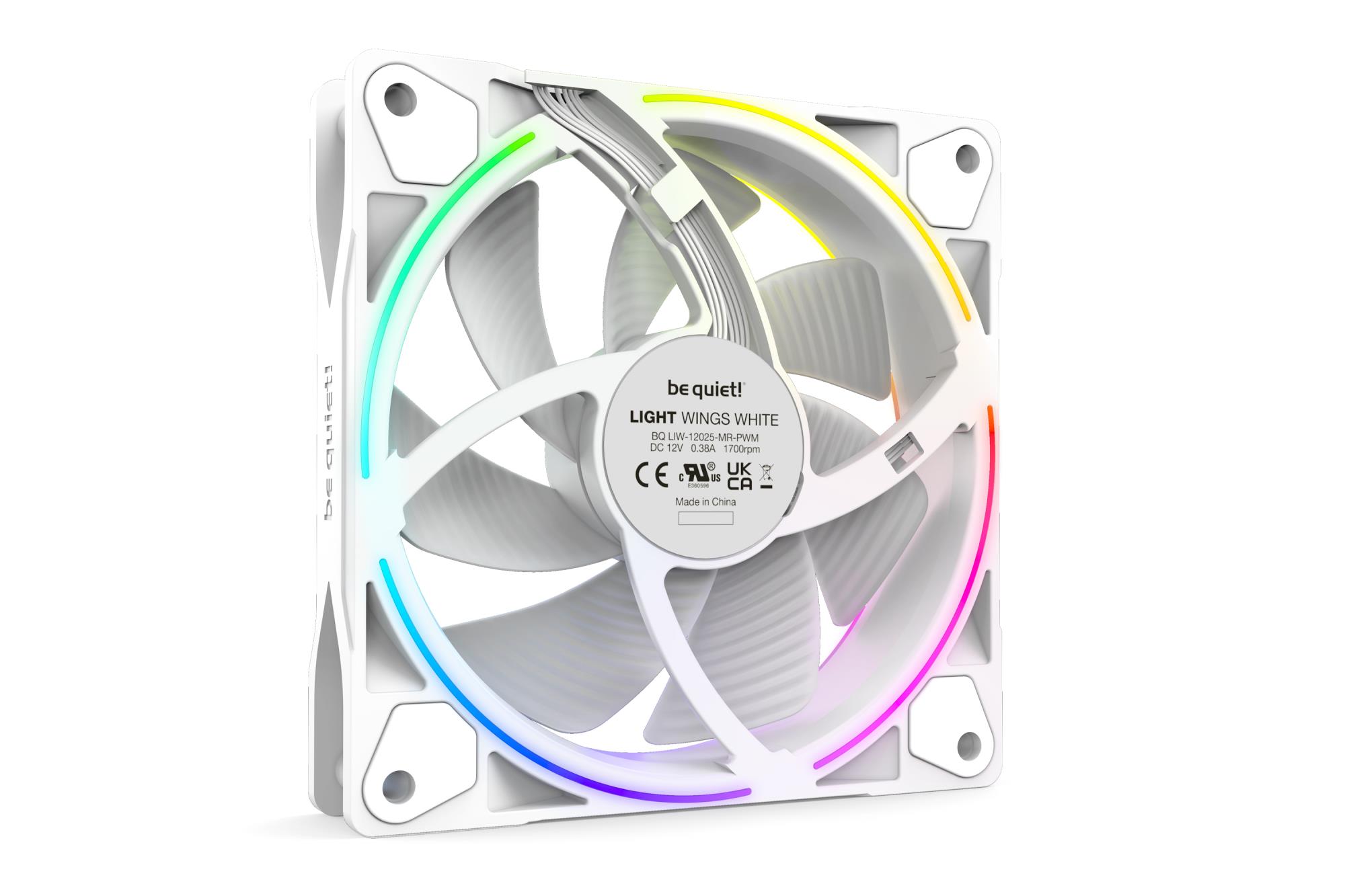 CASE FAN 120MM LIGHT WINGS PWM/WHITE PWMBL100 BE QUIET - Image 4