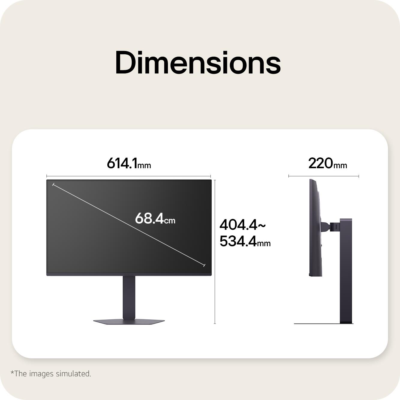 LCD Monitor LG 27 " 1920 x 1080 pixels Full HD Native aspect ratio 16:9 LCD Flat 27G550B-B - Image 10