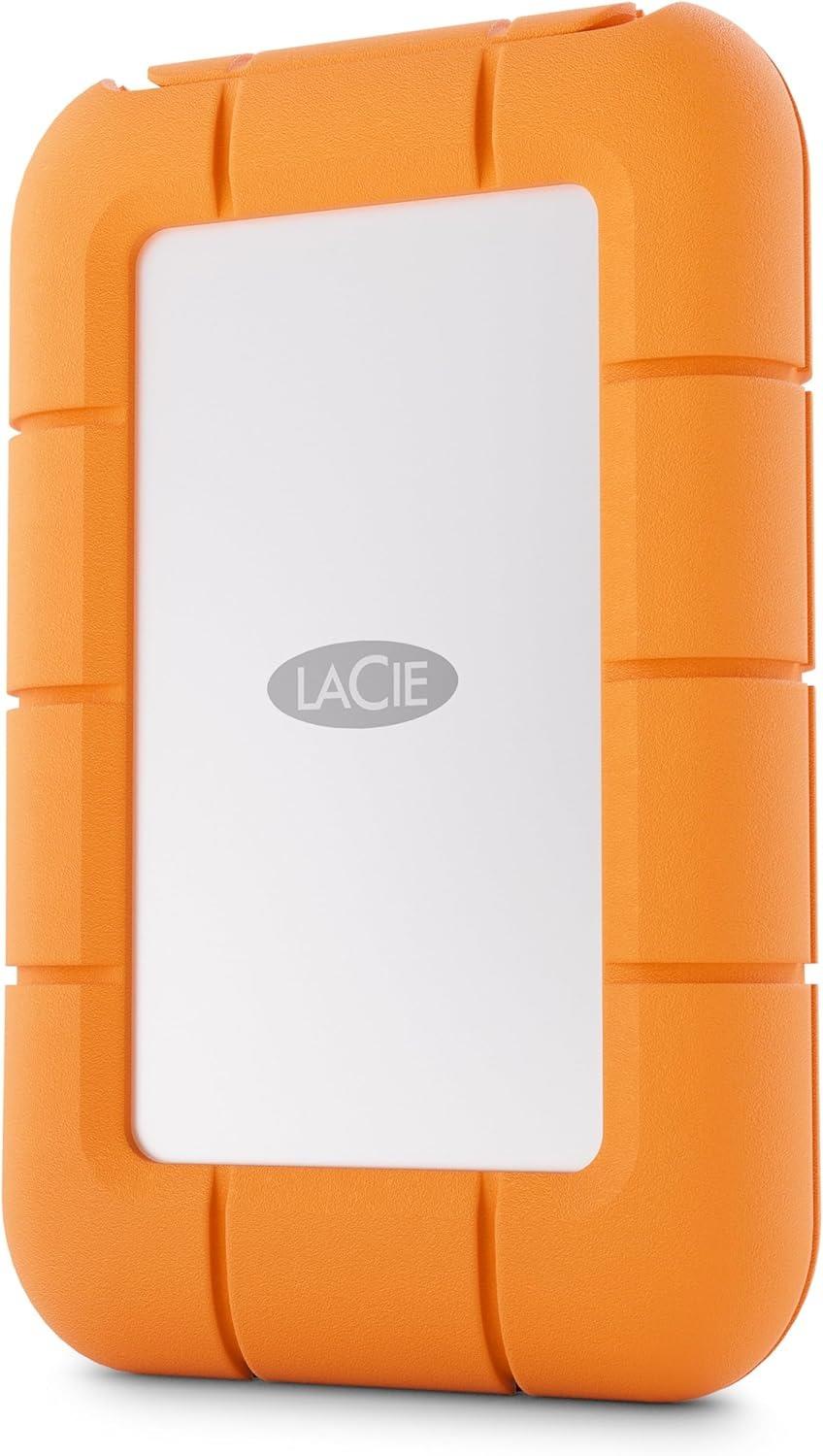 External SSD LACIE 1TB USB-C Write speed 2000 MBytes/sec Read speed 2000 MBytes/sec STMF1000400