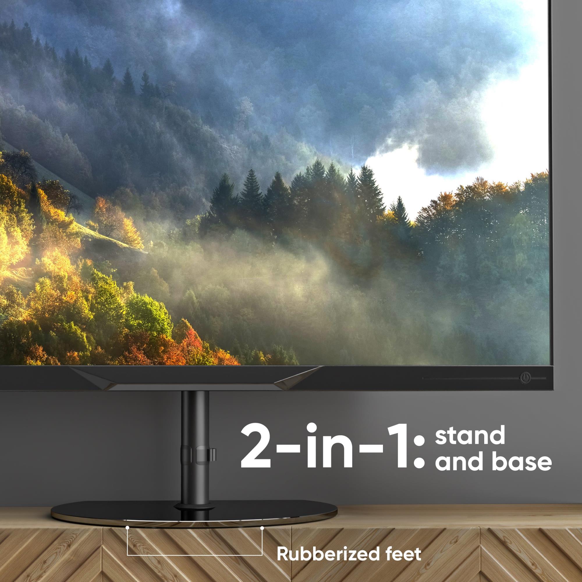 TV SET ACC FLOOR STAND /30-60"/BLACK TS5060-B ONKRON - Image 6