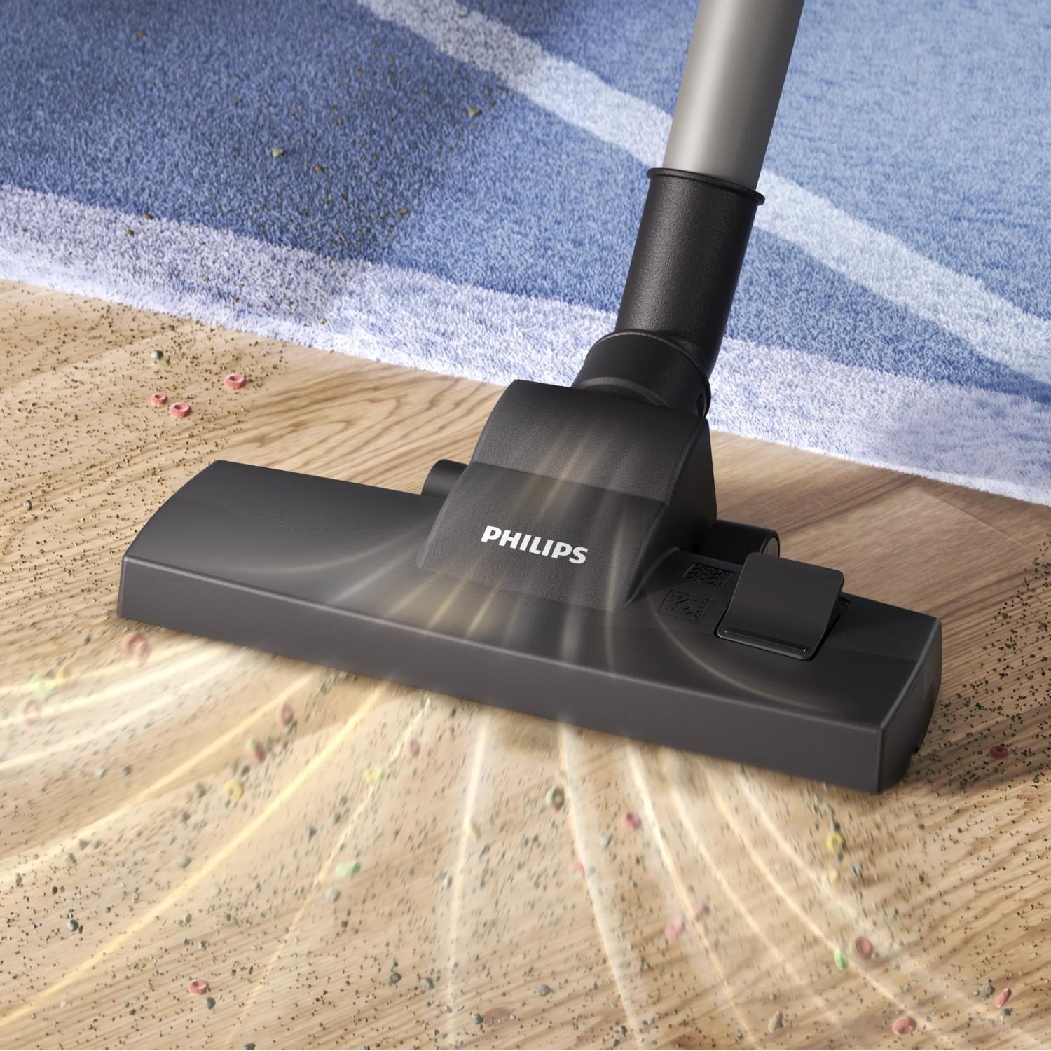Vacuum Cleaner PHILIPS Input power 800 W Dust capacity 3 L Cylinder vacuum Cleaning type Dry Dust container Dust bag Colour Black/Beige XD1101/10 - Image 5