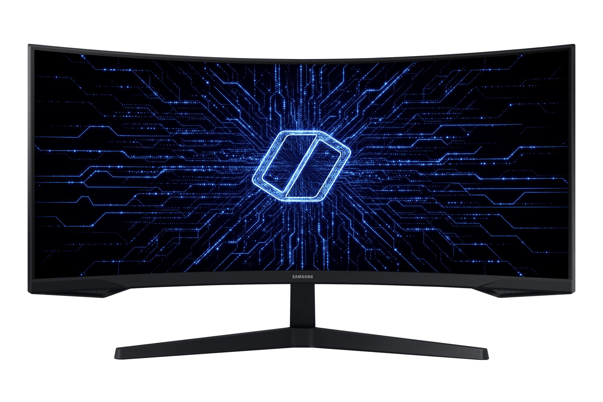 LCD Monitor SAMSUNG Odyssey G5 34" Gaming/Curved/21 : 9 Panel VA 3440x1440 21:9 1 ms Tilt Colour Black LC34G55TWWPXEN - Image 2