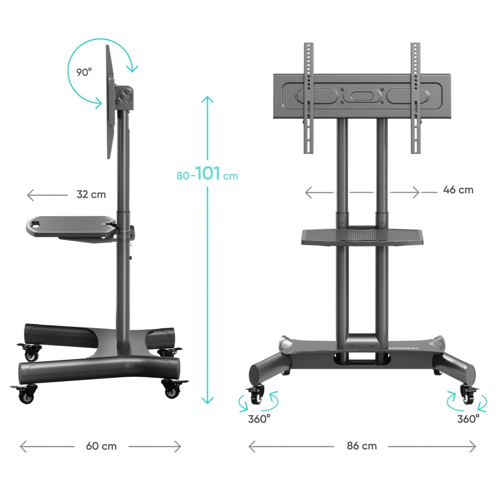 TV SET ACC MOBILE STAND/32-70"/BLACK TS1350-B ONKRON - Image 16