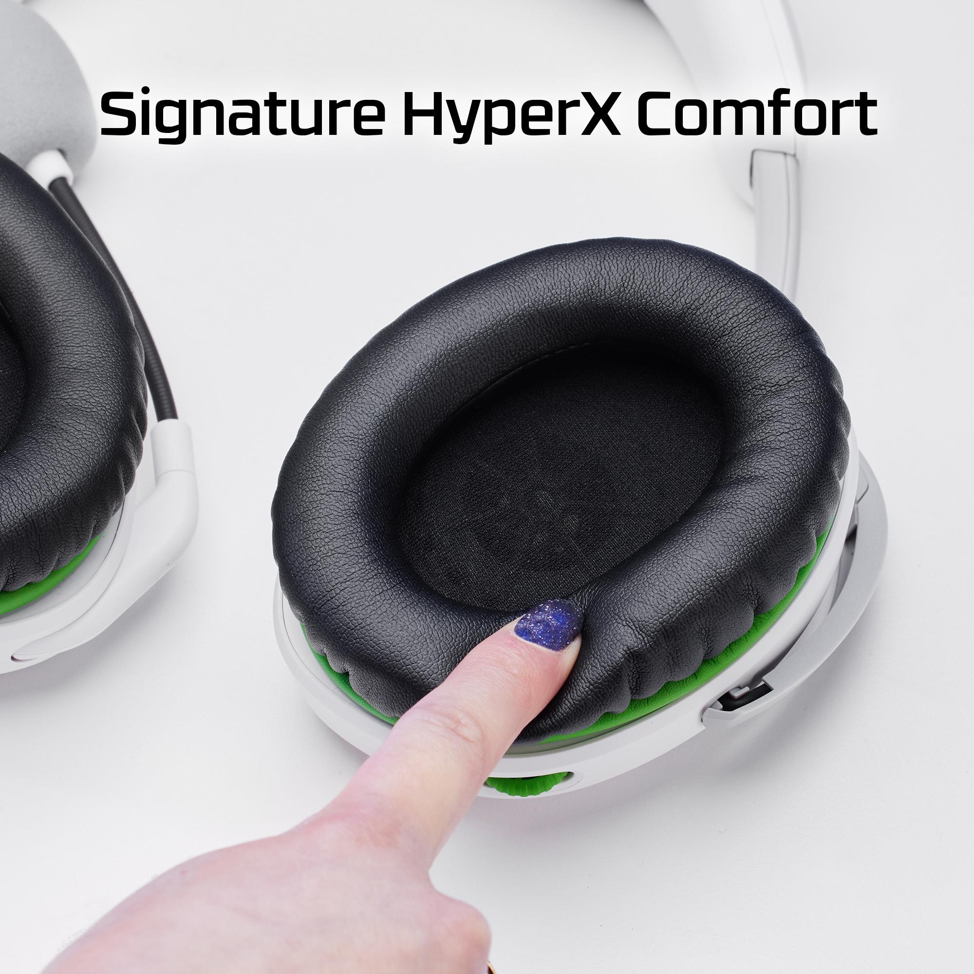 HEADSET HYPERX CLOUDX STINGER2/WHITE/GREEN 75X28AA HYPERX - Image 4
