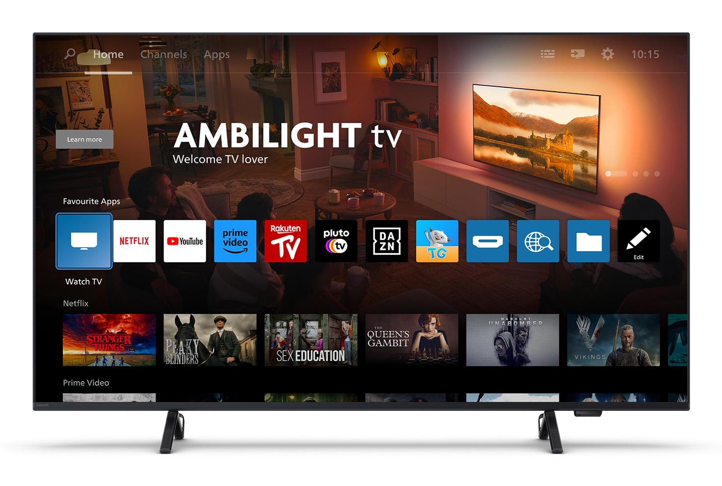 TV Set PHILIPS 55" 4K/Smart 3840x2160 Wireless LAN Bluetooth Titan OS Black 55PUS8319/12 - Image 2