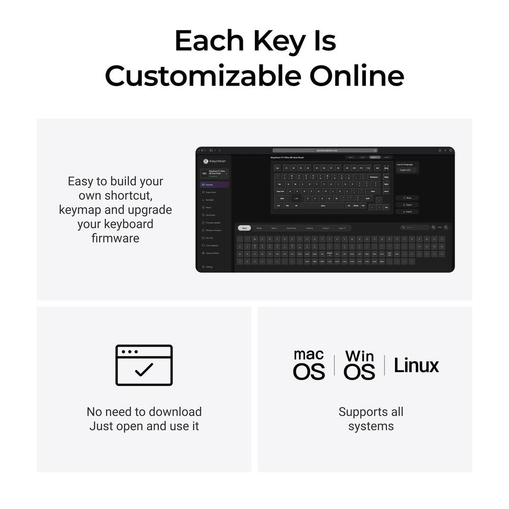 KEYBOARD WRL V1 ULTRA/BLACK V1U-D4 KEYCHRON - Image 8