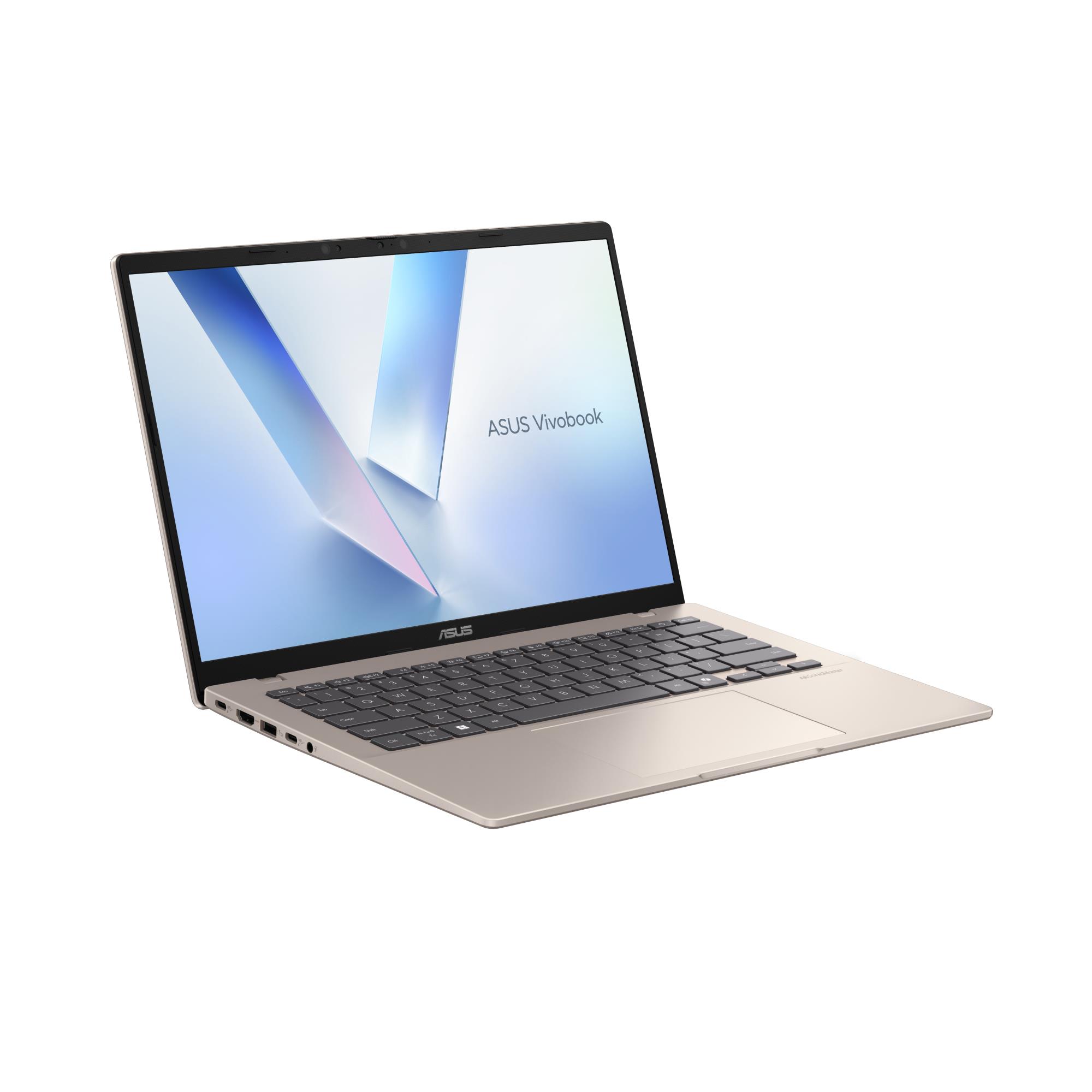 Notebook ASUS VivoBook Series X1407QA-LY045W CPU Snapdragon X X1-26-100 3000 MHz 14" 1920x1200 RAM 16GB LPDDR5x SSD 512GB Qualcomm Adreno GPU Integrated ENG Windows 11 Home Platinum 1.49 kg 90NB1602-M005R0 - Image 2
