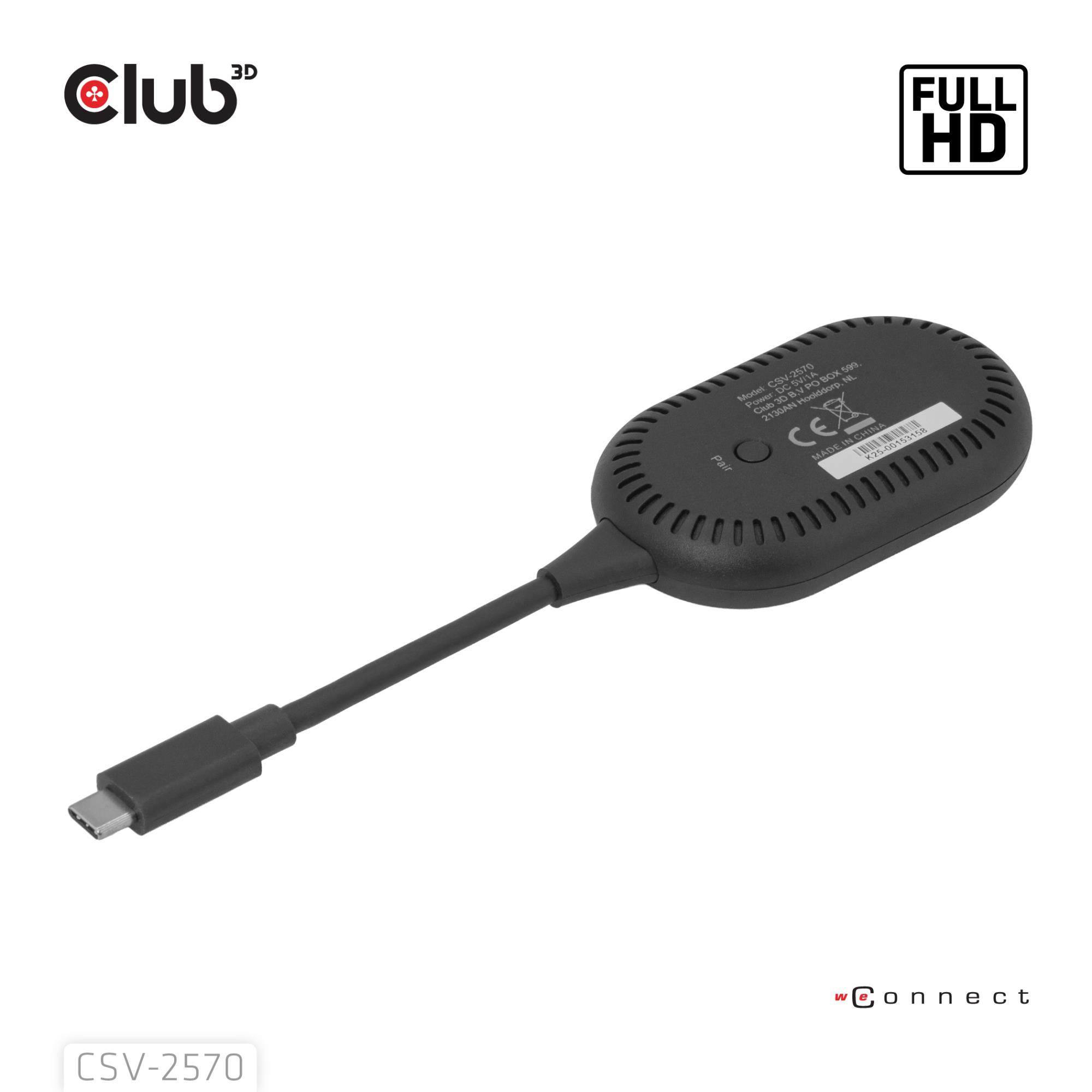 I/O ADAPTER WRL USB-C TO HDMI/CSV-2570 CLUB3D - Image 13