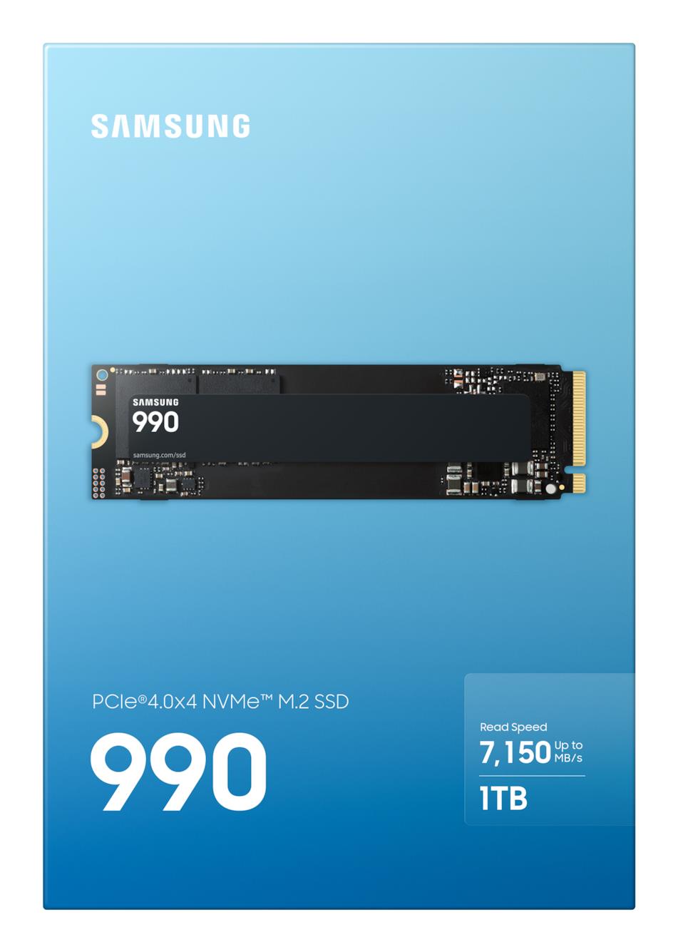 SSD SAMSUNG 1 TB M.2 PCI Express 4.0 NVMe Yes Write speed 6450 MB/s Read speed 7150 MB/s MTBF 1500000 h Box MZ-V9V1T0BW - Image 6