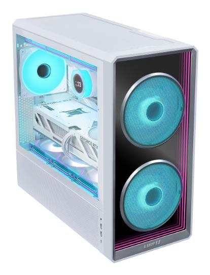 Case LIAN LI ATX/micro ATX/Mini-ITX/EATX/SSI EEB White Midi Tower PC Lian Li Lancool 217 INF White (G99.LAN217INFW.00) G99.LAN217INFW.00 - Image 2