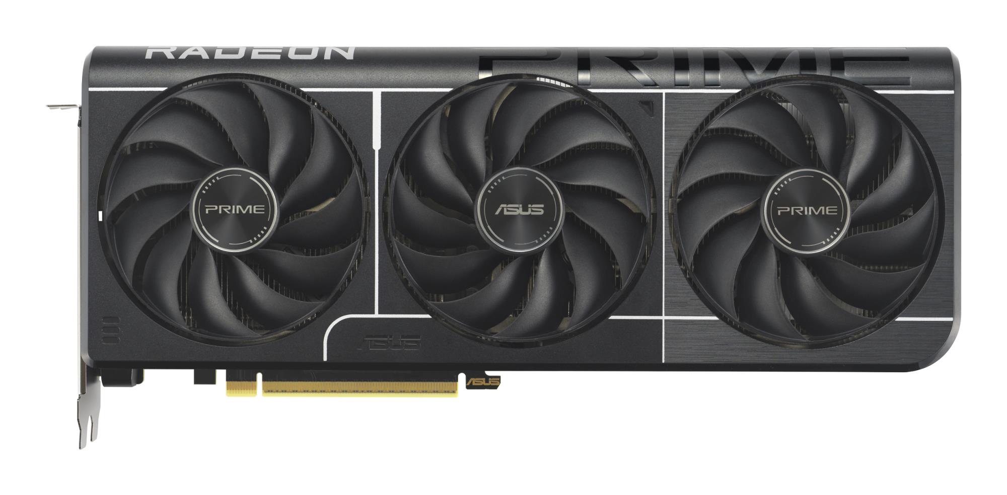 Graphics Card ASUS AMD Radeon RX 9060 XT 16 GB GDDR6 128 bit PCIE 5.0 16x Triple slot Fansink 1xHDMI 2xDisplayPort PRIME-RX9060XT-O16G