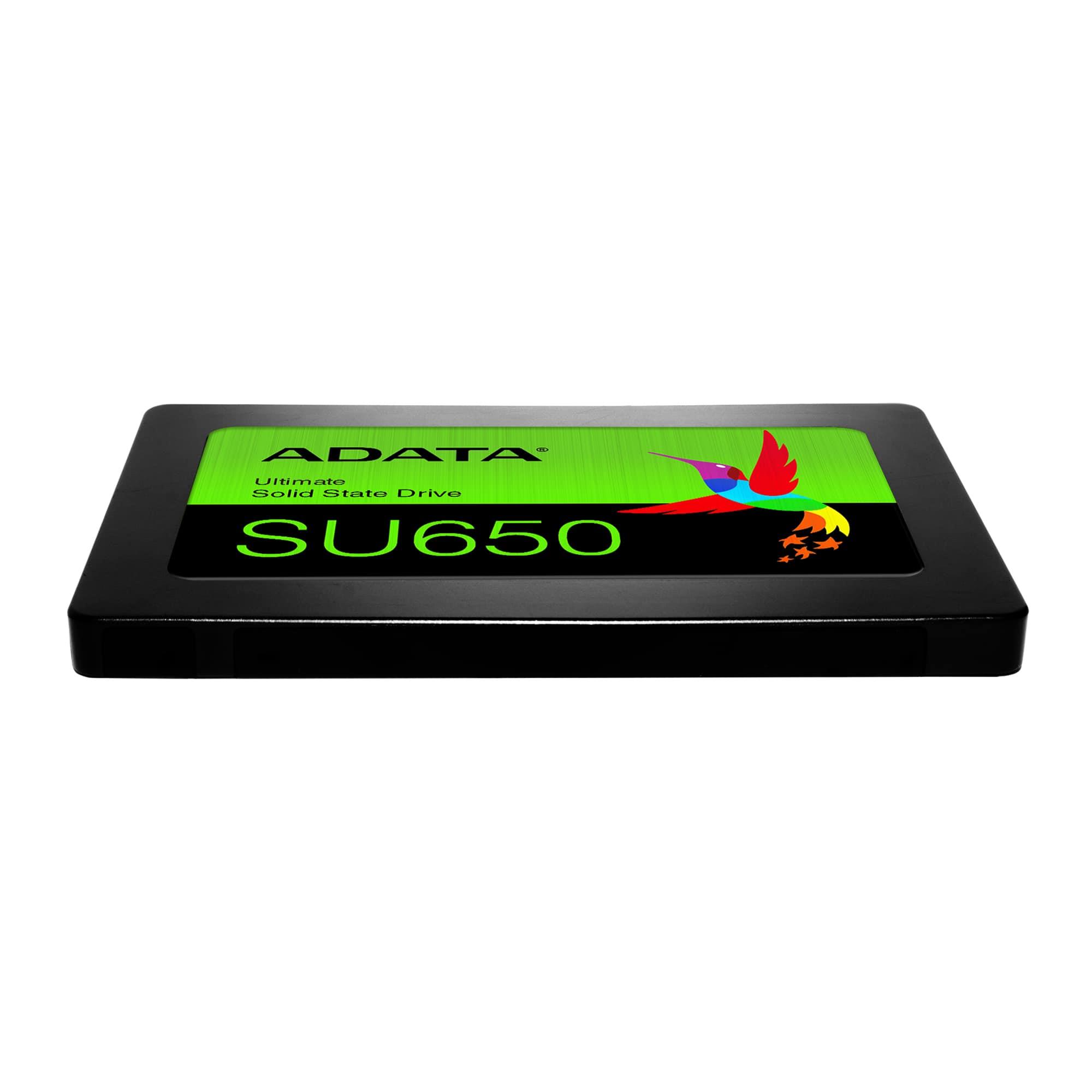 SSD ADATA SU650 512GB SATA 3.0 Write speed 450 MBytes/sec Read speed 520 MBytes/sec 2,5" TBW 140 TB MTBF 2000000 hours ASU650SS-512GT-R - Image 4