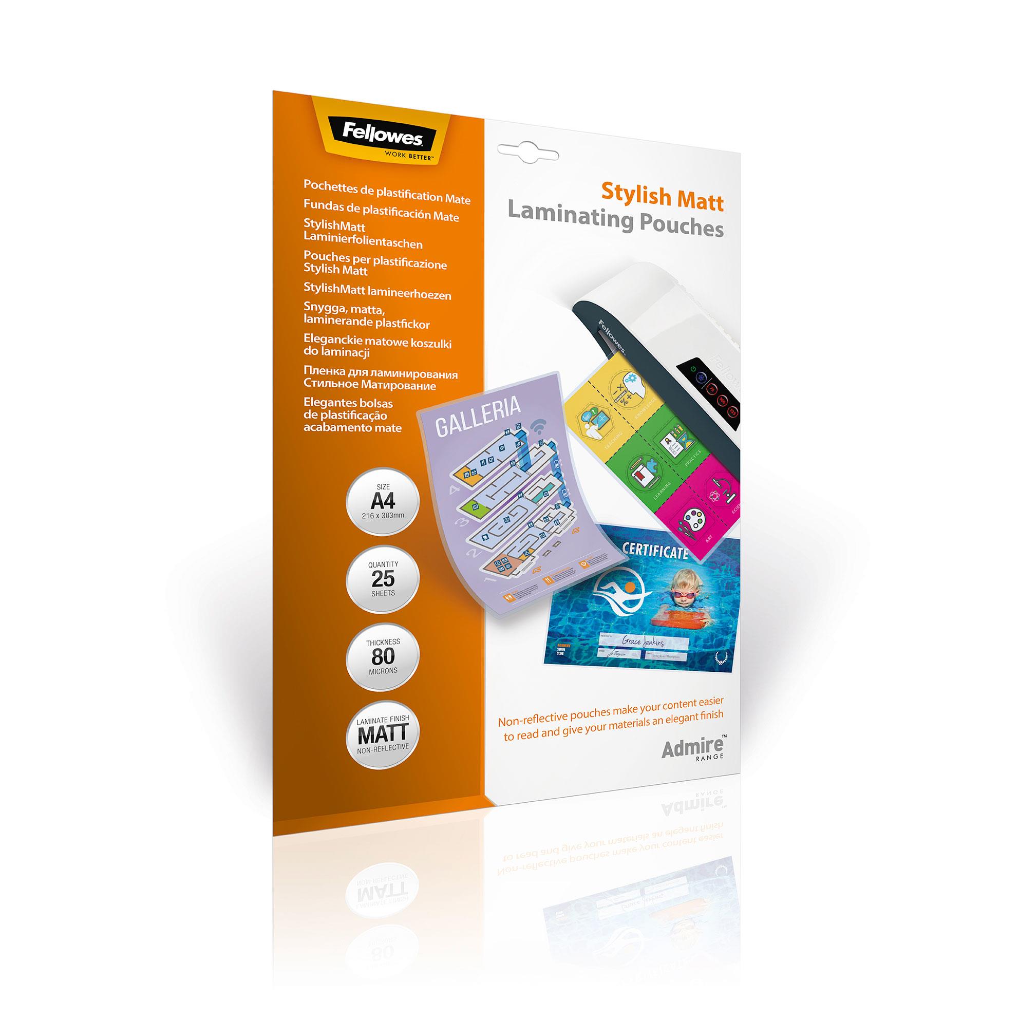 LAMINATING POUCH A4/25PCS 5602101 FELLOWES - Image 2
