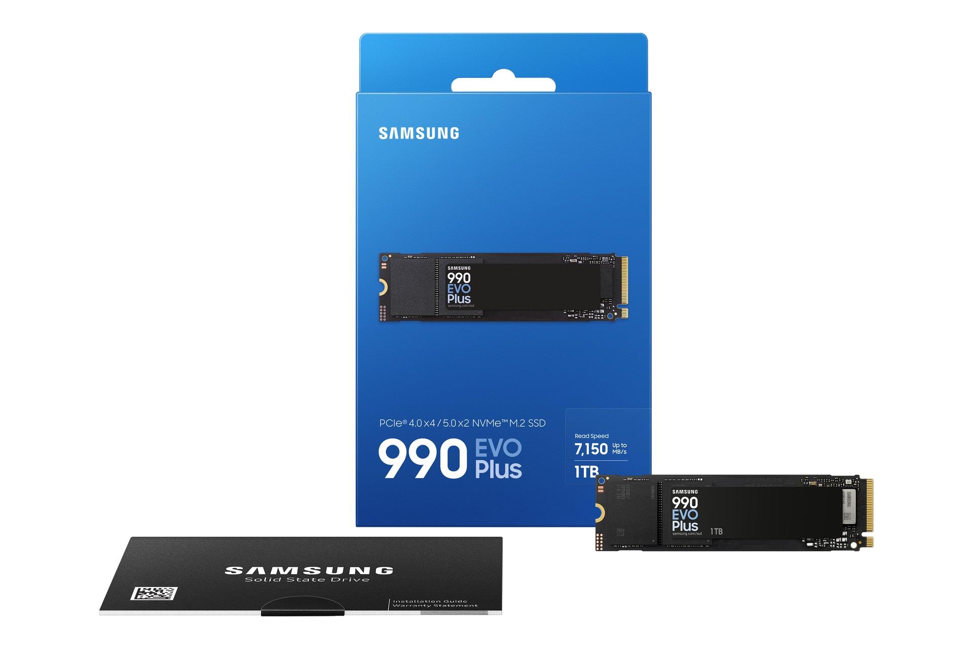 SSD SAMSUNG 990 EVO Plus 1TB M.2 PCIe Gen5 NVMe TLC Write speed 6300 MBytes/sec Read speed 7150 MBytes/sec 2.38mm TBW 1200 TB MZ-V9S1T0BW - Image 8