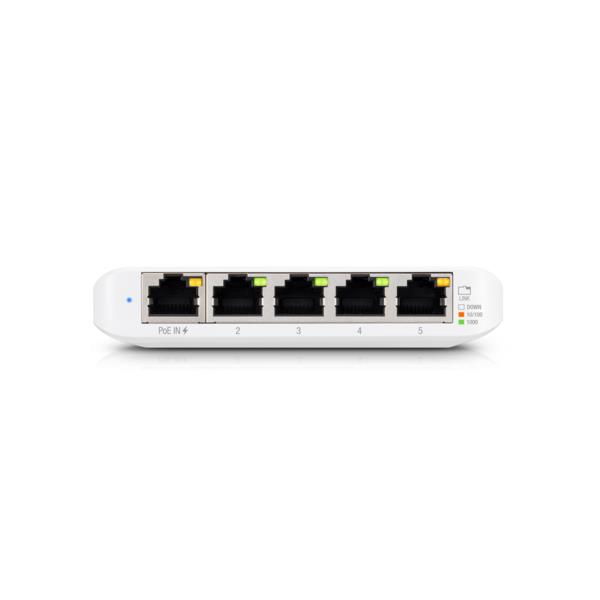 Switch UBIQUITI USW-Flex-Mini 5x10Base-T / 100Base-TX / 1000Base-T 1xRJ45 1 PoE ports 1 USW-FLEX-MINI - Image 2