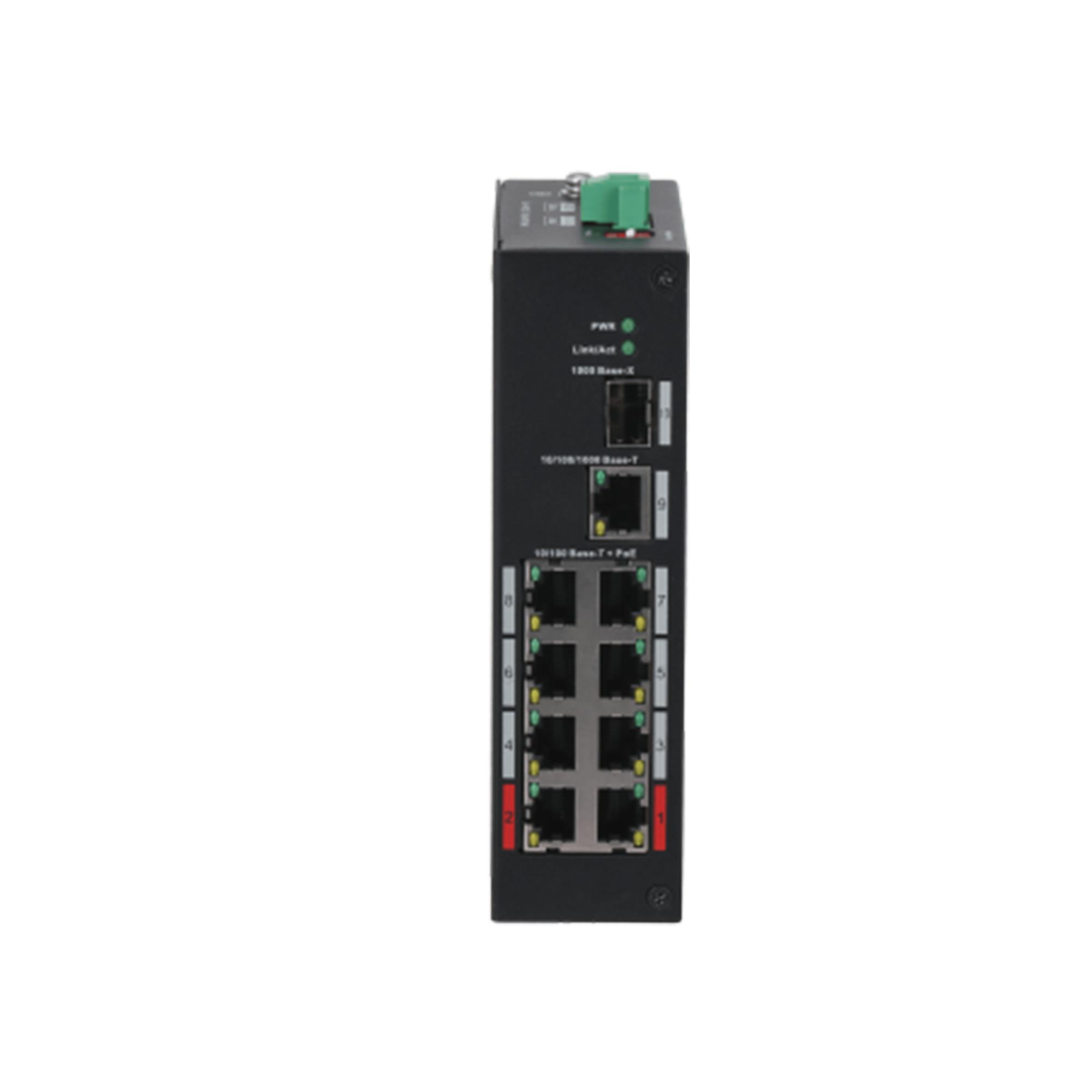 Switch DAHUA PFS3110-8ET-96-V2 PoE ports 8 96 Watts DH-PFS3110-8ET-96-V2 - Image 3