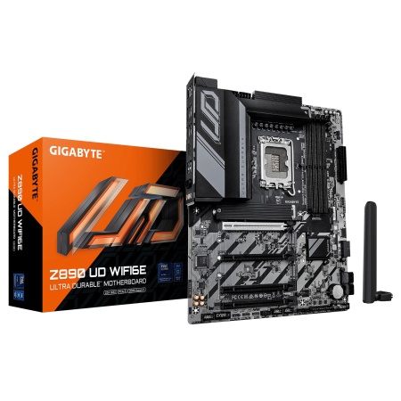 Mainboard GIGABYTE Intel Z890 LGA 1851 (Socket V1) ATX RAM DDR5-SDRAM 4xSlots Wi-Fi Yes Bluetooth Yes 3xNumber of M.2 (M) slots Z890UDWIFI6E1.2