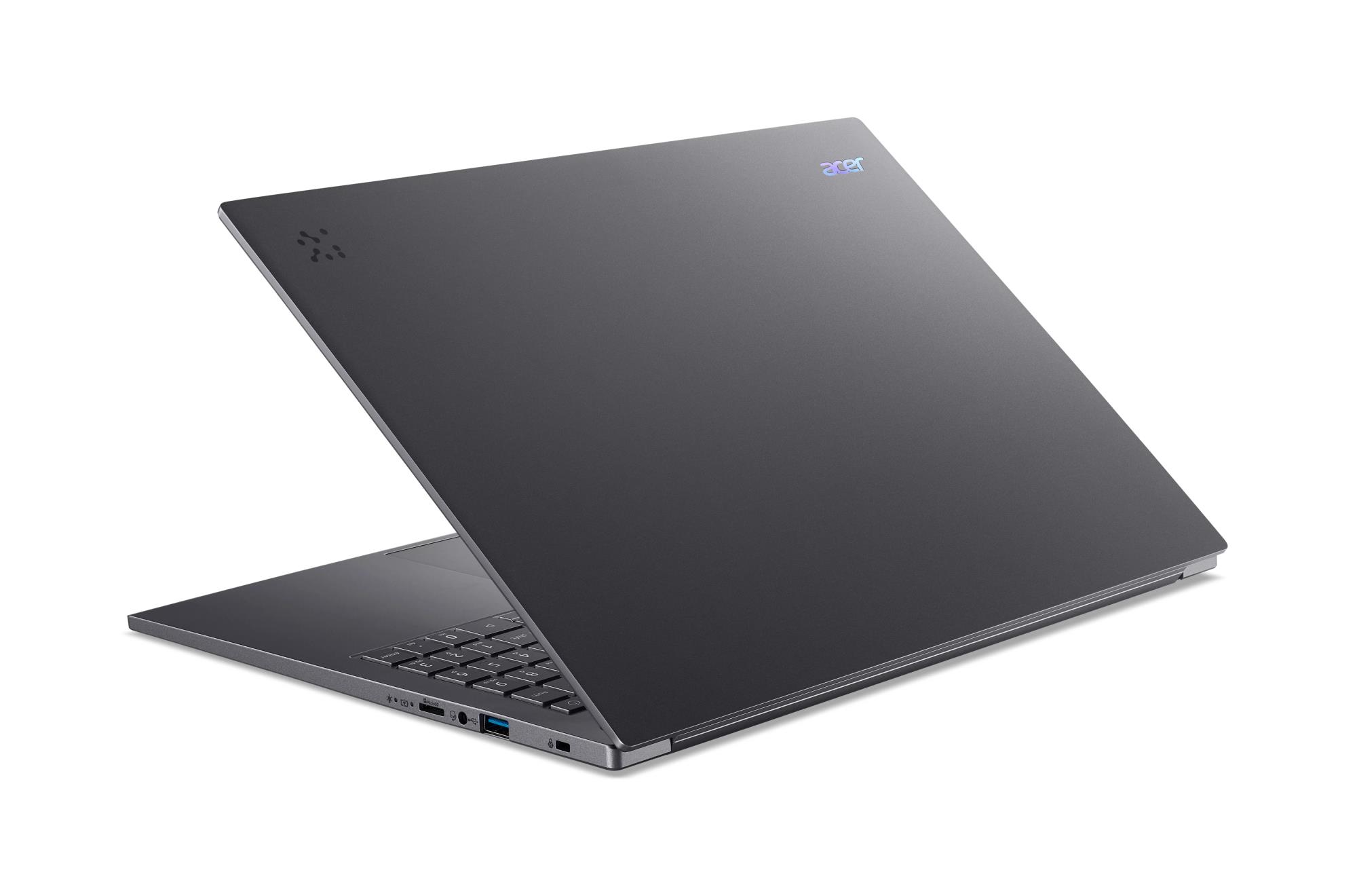 Notebook ACER Aspire Aspire 16 AI CPU Qualcomm Snapdragon X1-26-100 3 GHz 16 " 1920 x 1200 pixels RAM 16 GB LPDDR5x-SDRAM SSD 512 GB Discrete graphics Not available On-board graphics Yes Numeric keypad Yes OS installed Windows 11 Home Colour Grey Weight 1.55 kg NX.JLNEL.001 - Image 4