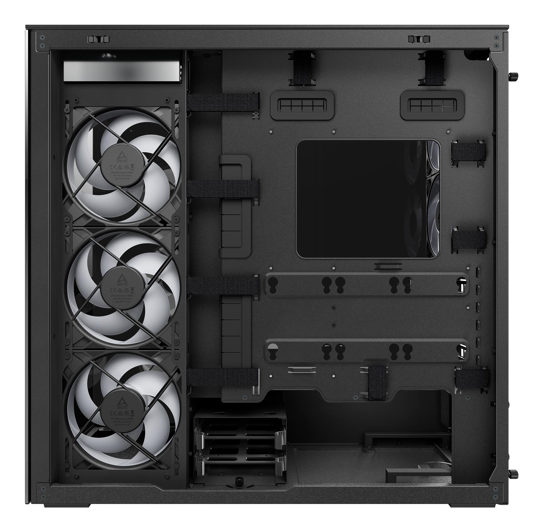 Case ARCTIC EATX Black Midi Tower PC Xtender (Mirror Black) ACPCC00018A - Image 6